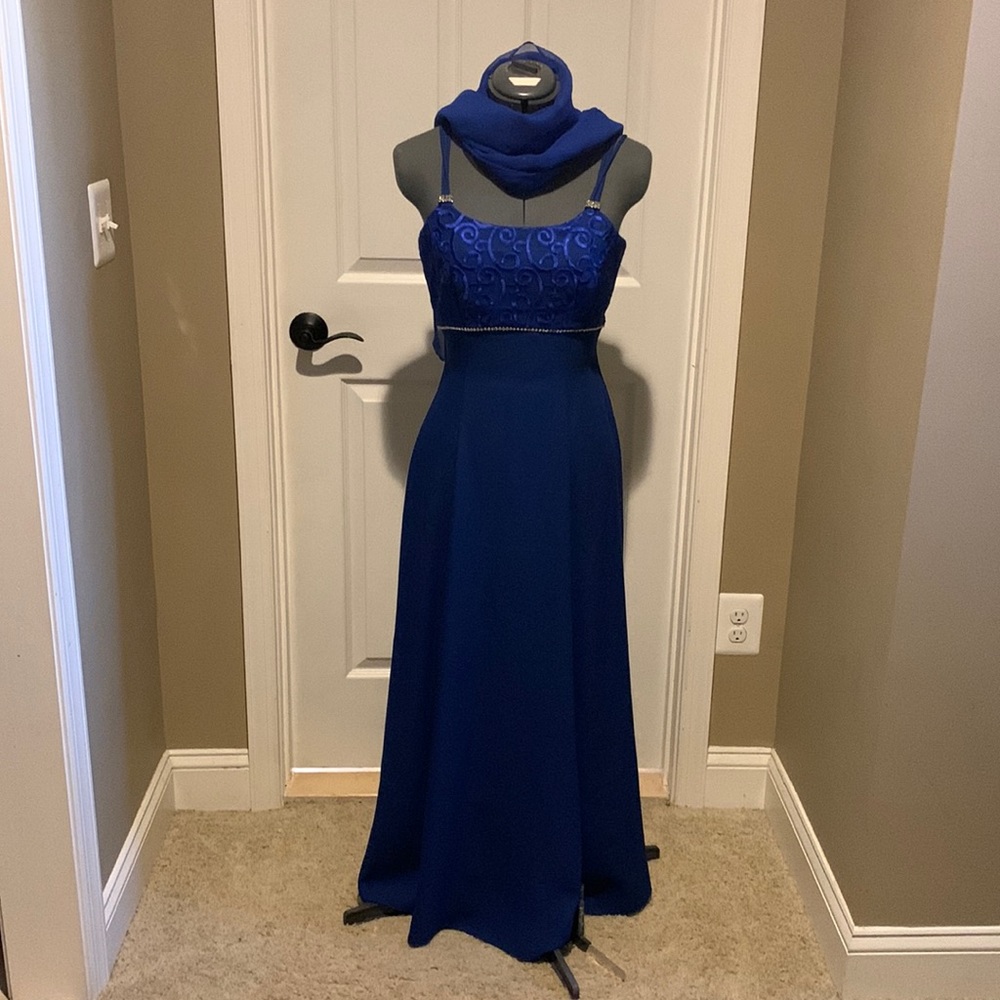 Cobalt Blue Lenovia Formal Gown, Size XS